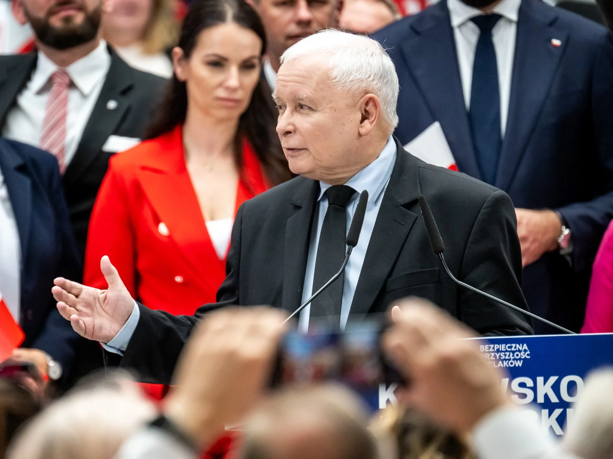 Jarosław Kaczyński na konwencji PiS w Toruniu