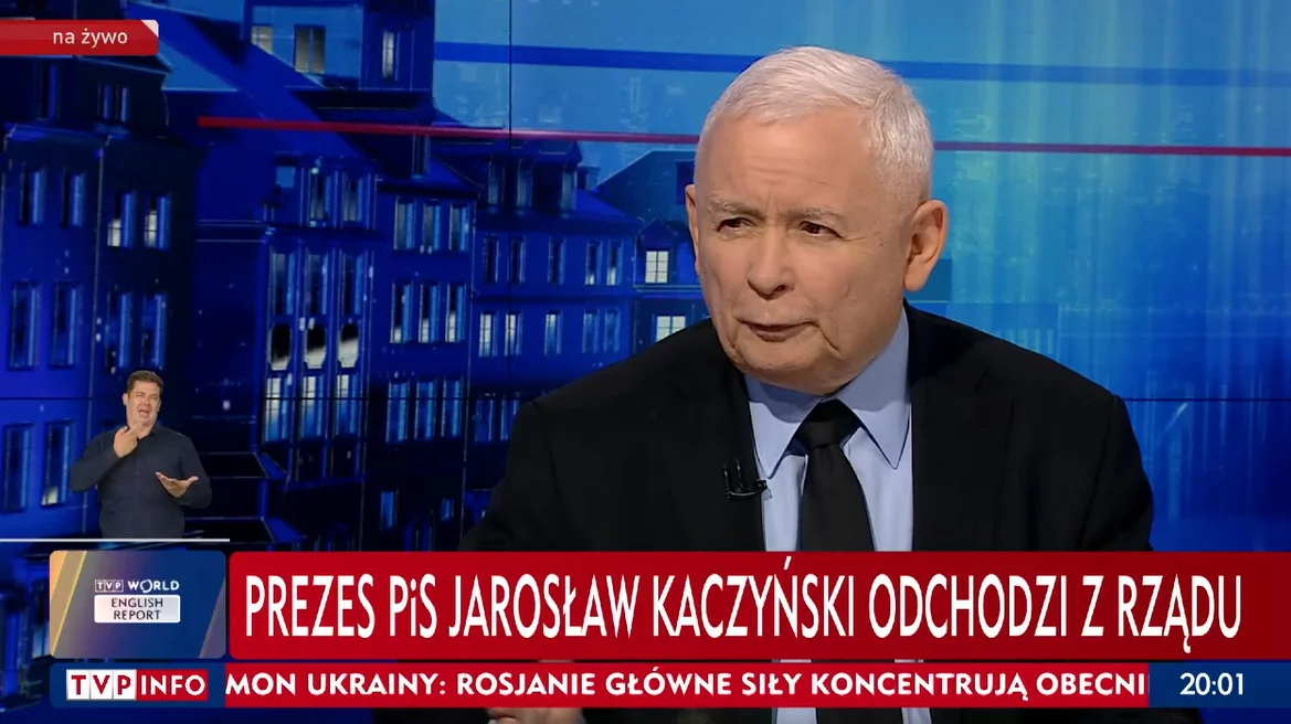 Jarosław Kaczyński w programie „Gość Wiadomości”