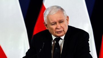 Jarosław Kaczyński podczas spotkania w Częstochowie