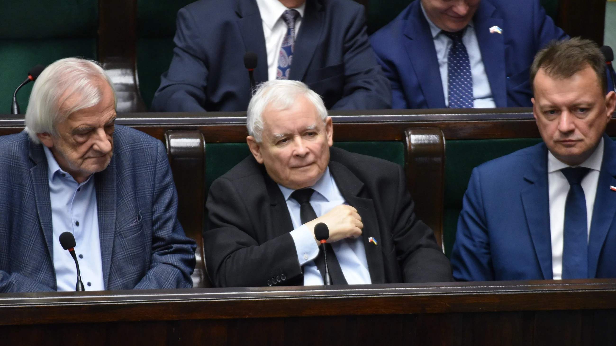 Jarosław Kaczyński w Sejmie