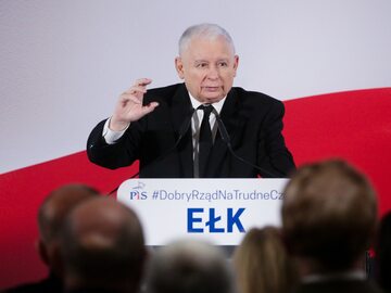 Jarosław Kaczyński w Ełku