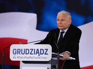 Jarosław Kaczyński w Grudziądzu