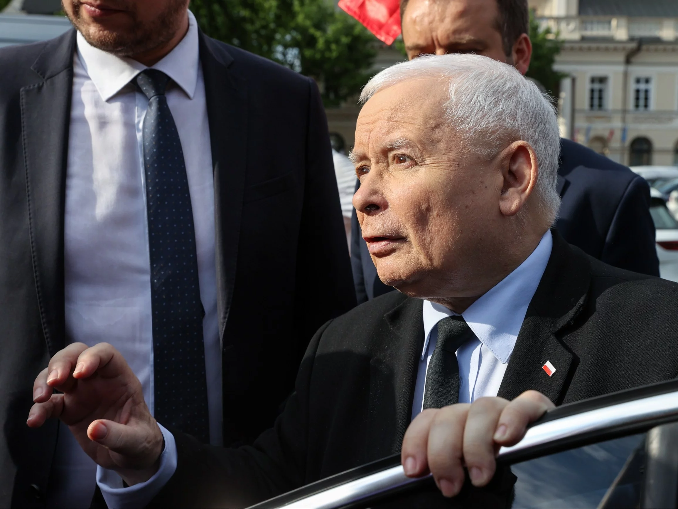 Jarosław Kaczyński w Łowiczu