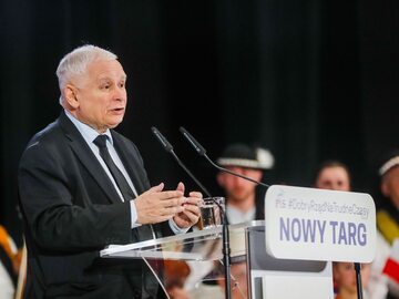 Jarosław Kaczyński w Nowym Targu