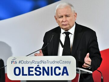 Jarosław Kaczyński w Oleśnicy