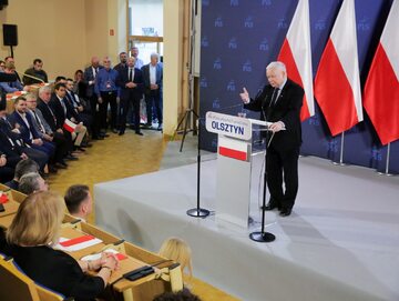 Jarosław Kaczyński w Olsztynie