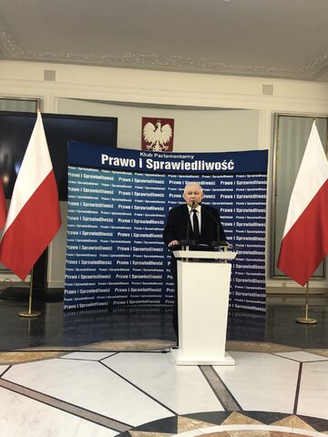 Jarosław Kaczyński w Sejmie