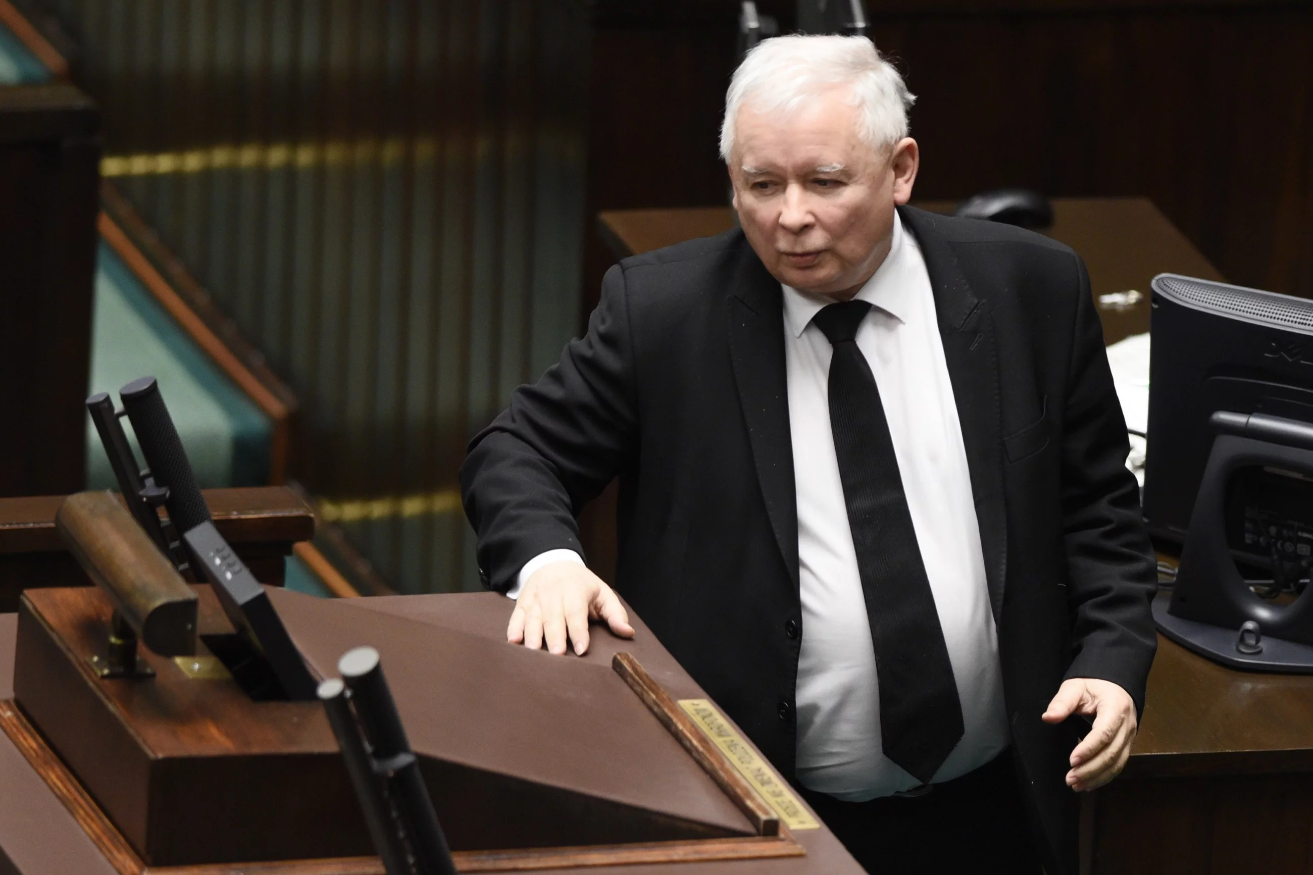 Jarosław Kaczyński w Sejmie