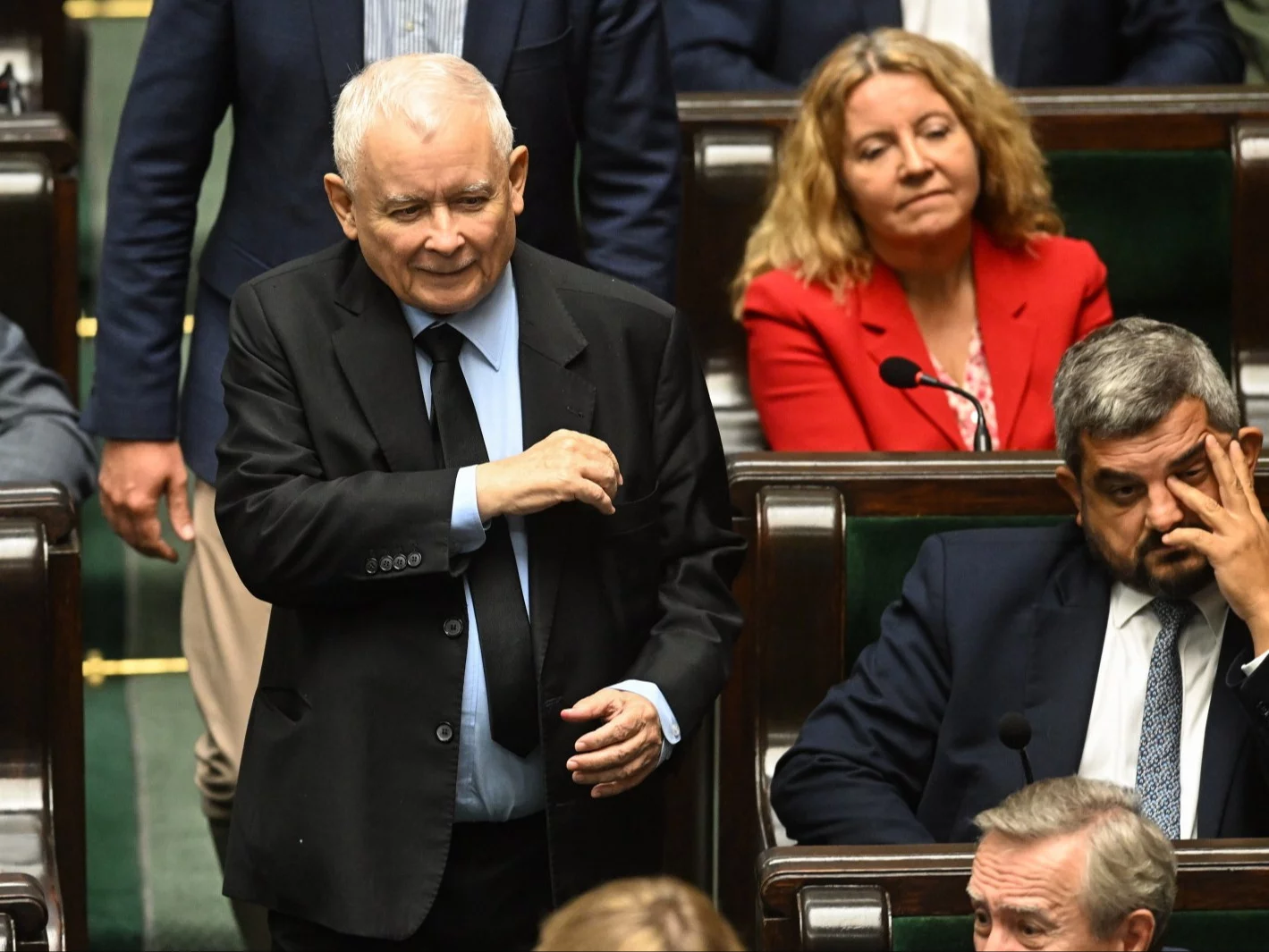 Jarosław Kaczyński w Sejmie