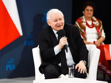 Jarosław Kaczyński w Zamościu