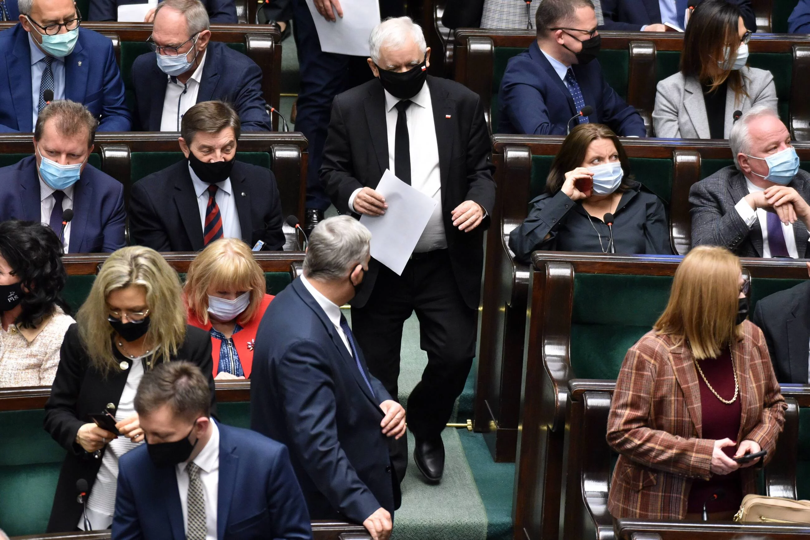 Jarosław Kaczyński w Sejmie