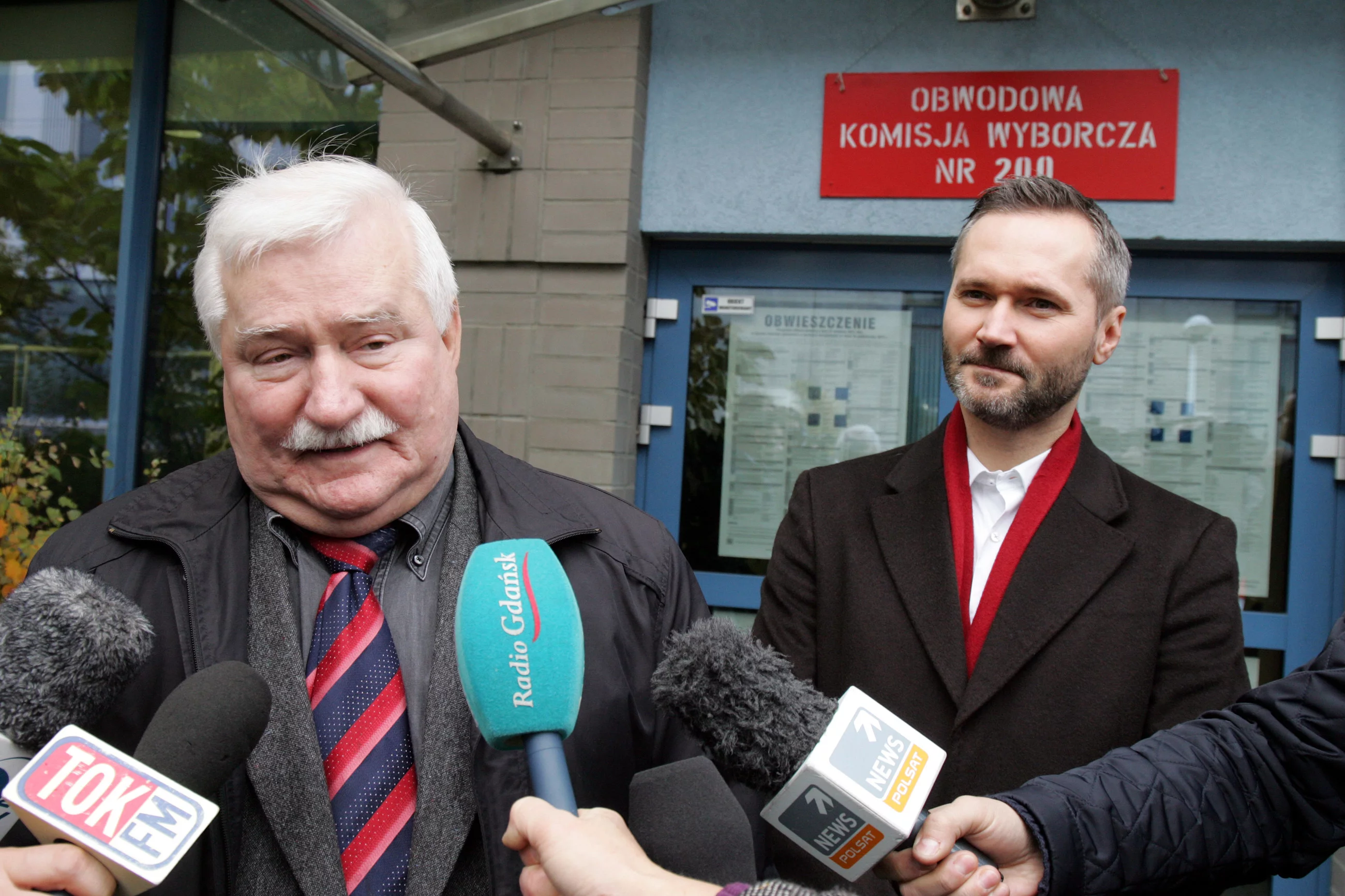 Lech Wałęsa i Jarosław Wałęsa