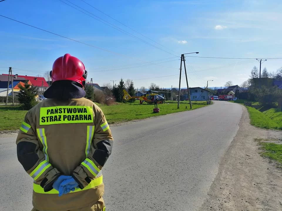 Wypadek w Jaszkowej Dolnej