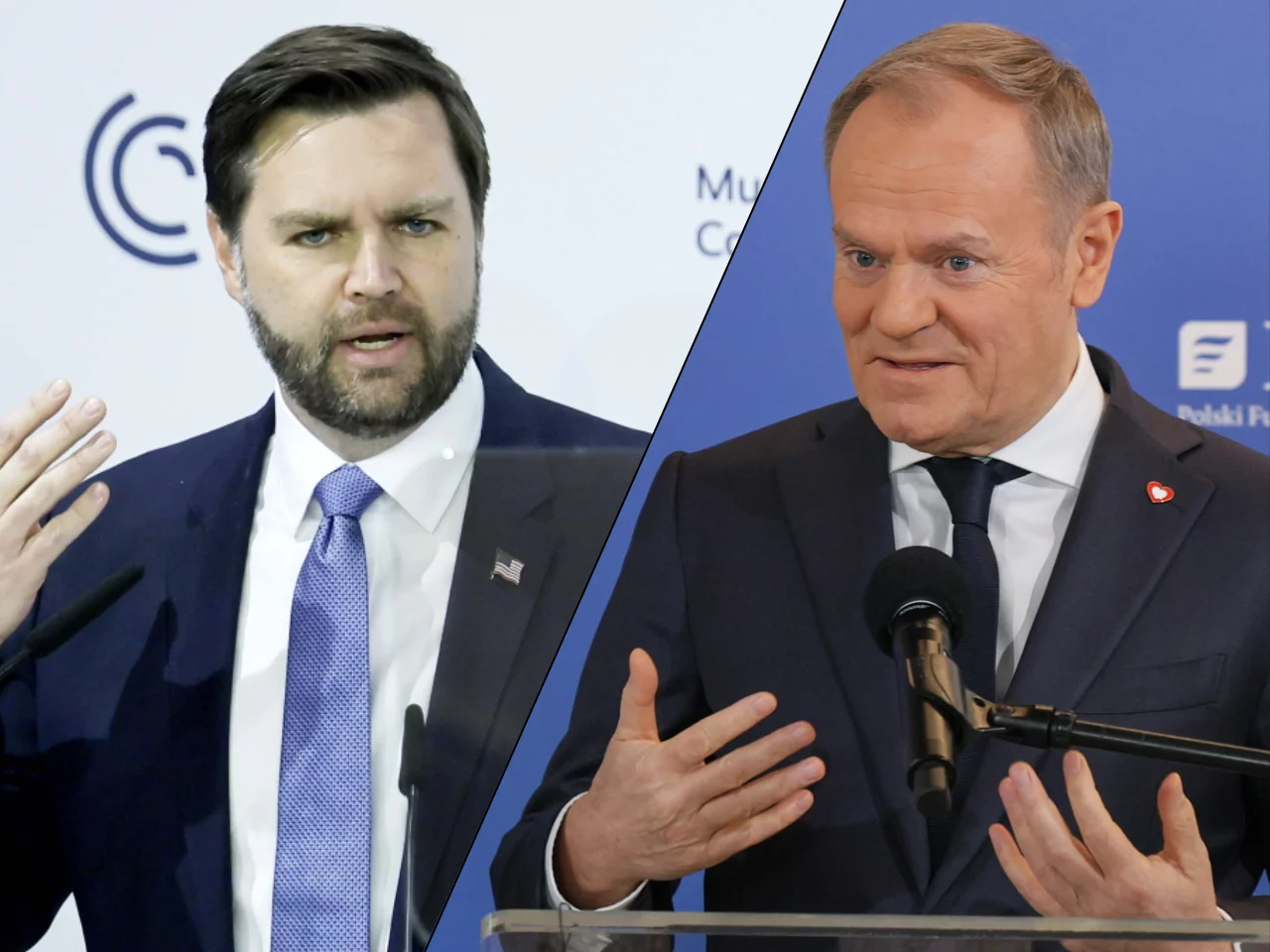 J.D. Vance, Donald Tusk