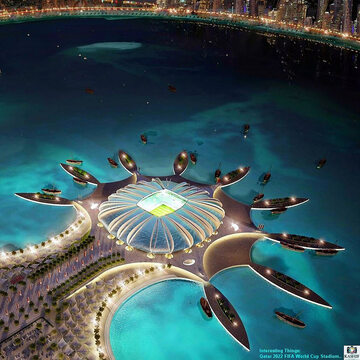 Jeden ze stadionów przygotowanych na mundial w Katarze