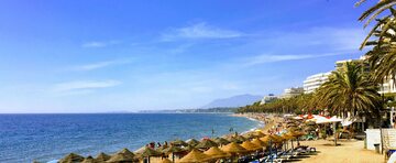 Jedna z plaż Costa del Sol