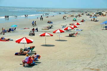 Jedna z plaż w Tybee Island