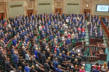 Jedno z posiedzeń Sejmu VIII kadencji