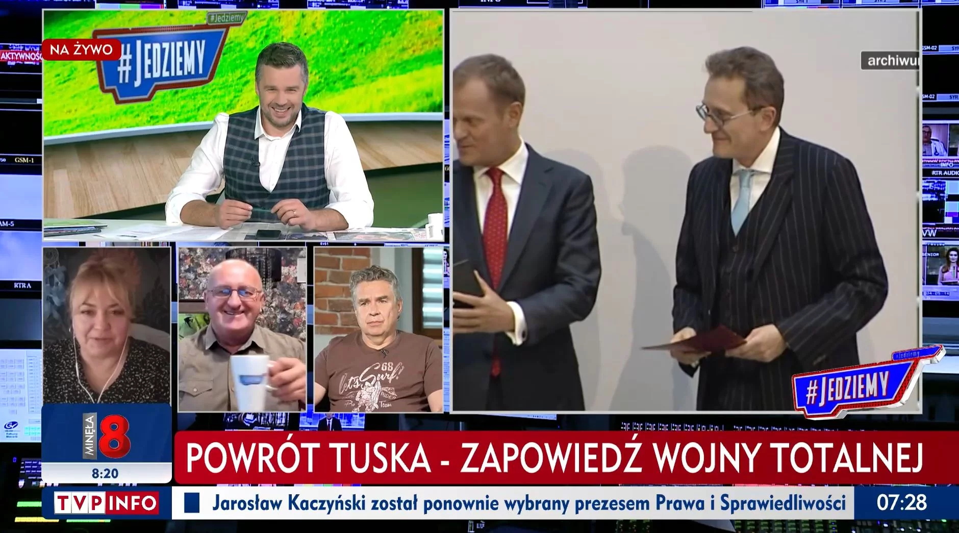 #Jedziemy w TVP Info o Donaldzie Tusku