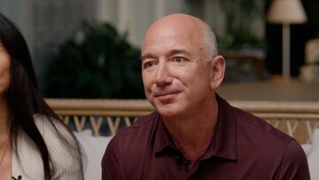Jeff Bezos, szef Amazona podczas wywiadu dla CNN