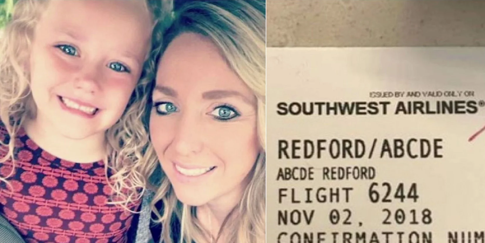 Traci Redford i jej córka Abcde