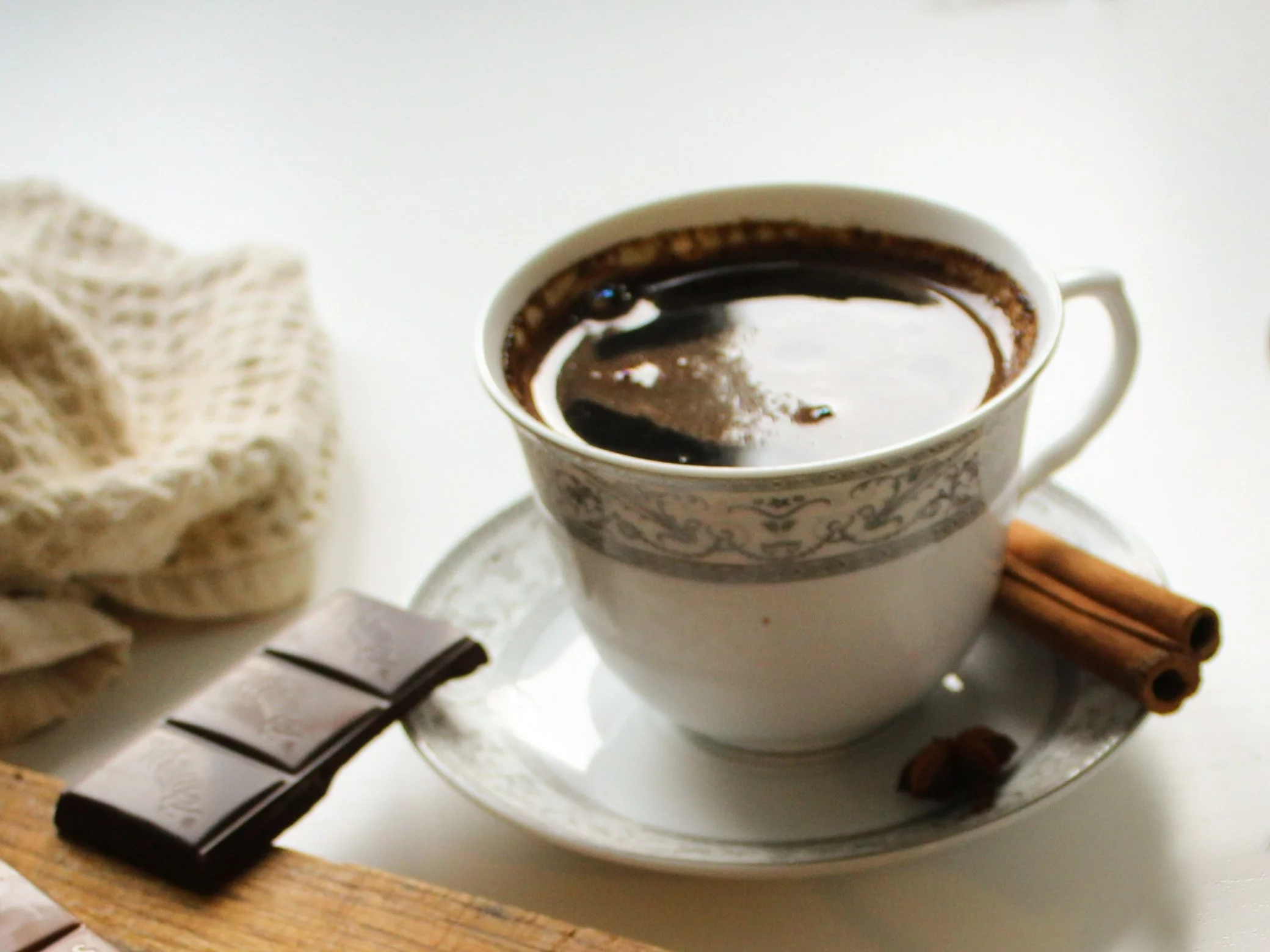 Gorzka czekolada do kawy