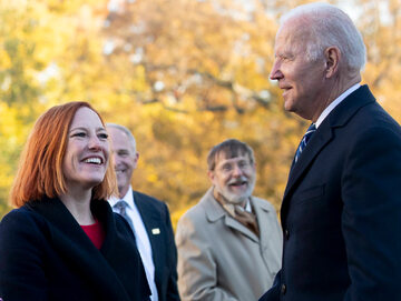 Jen Psaki i Joe Biden