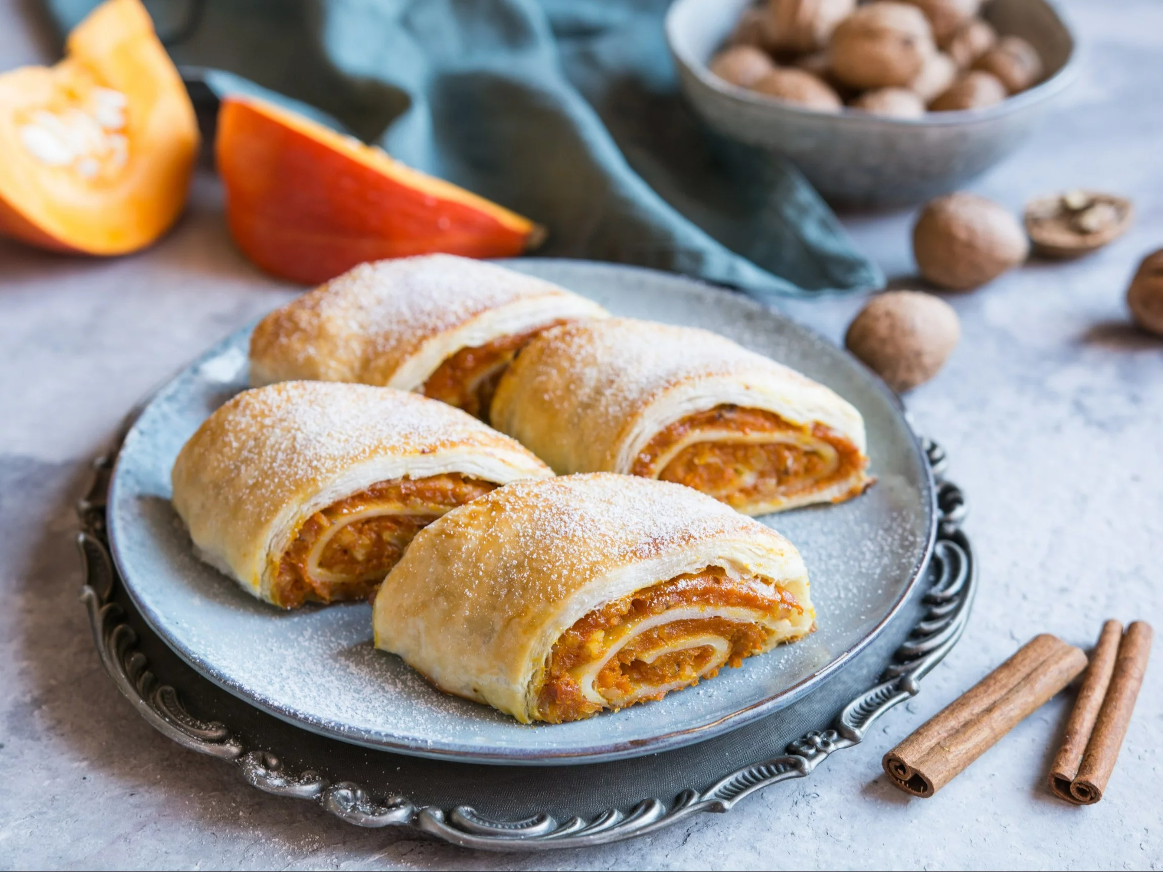 Strudel dyniowo-jabłkowy