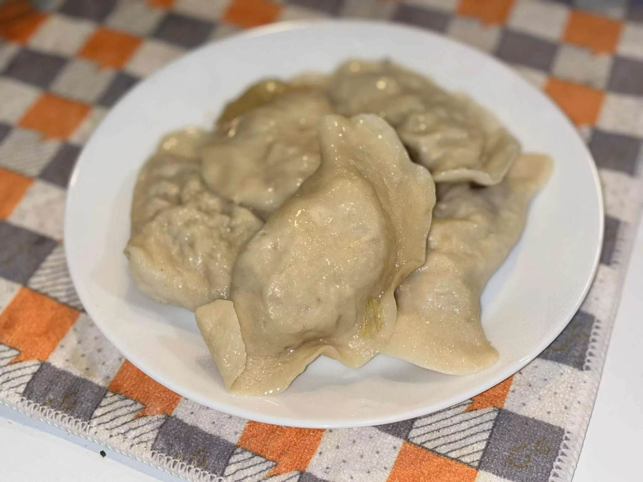 Pierogi polane olejem