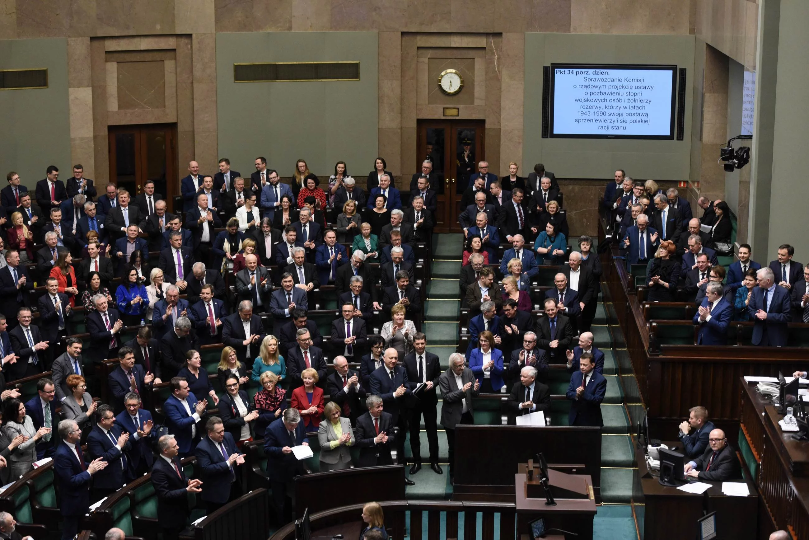 Sejm, ławy PiS