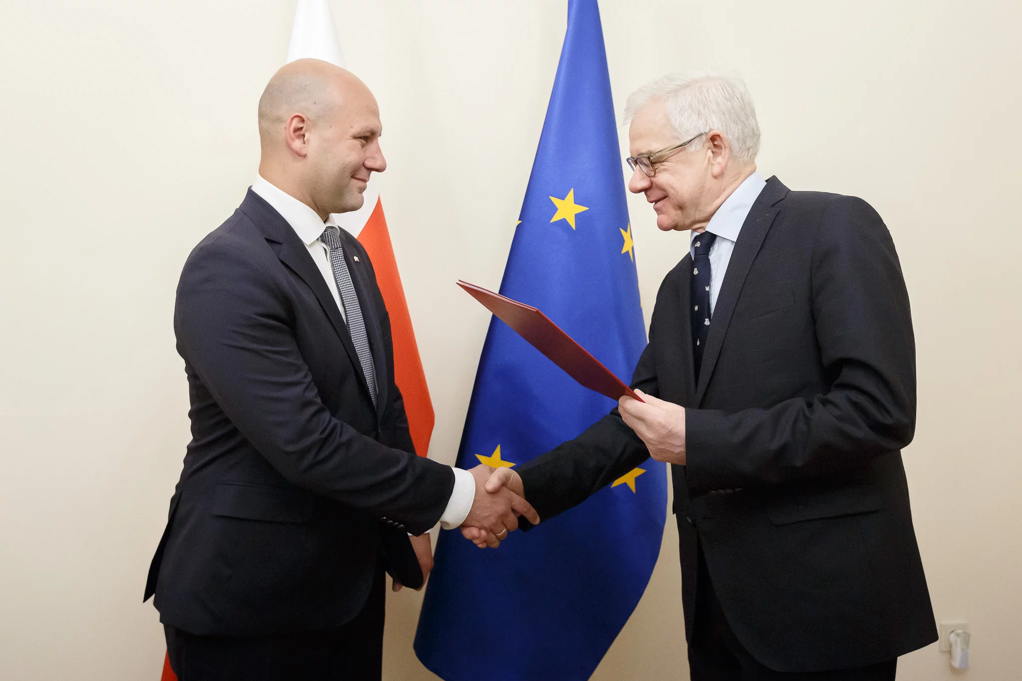 Wiceminister Szymon Szynkowski vel Sęk i szef MSZ Jacek Czaputowicz