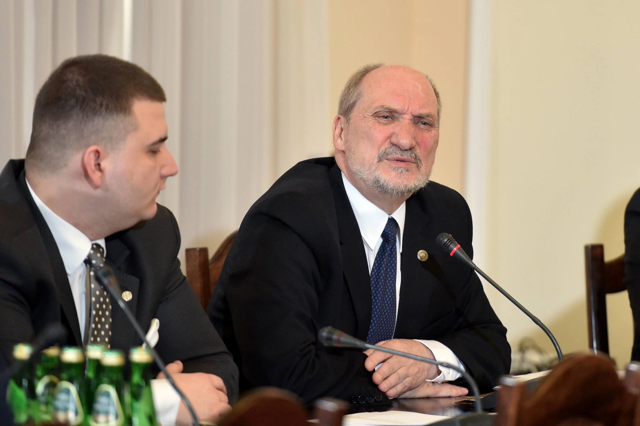 Bartłomiej Misiewicz i Antoni Macierewicz