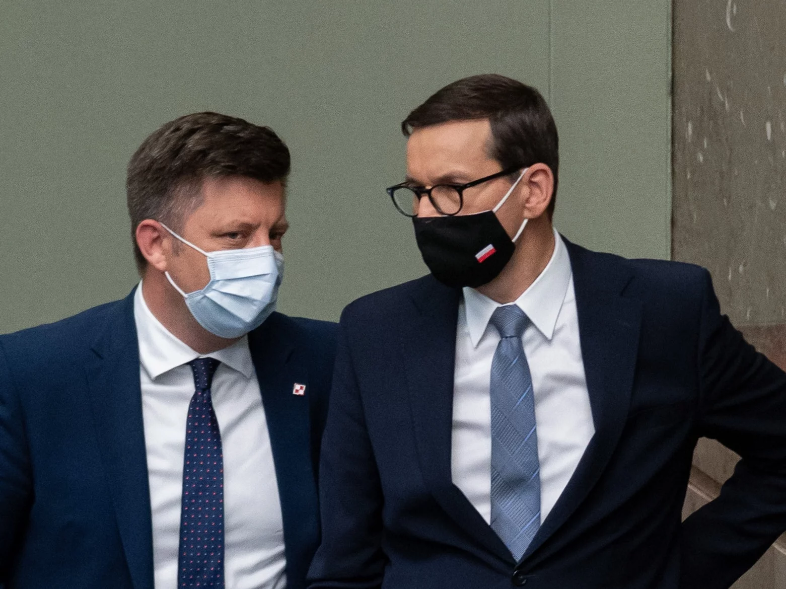 Mateusz Morawiecki i Michał Dworczyk