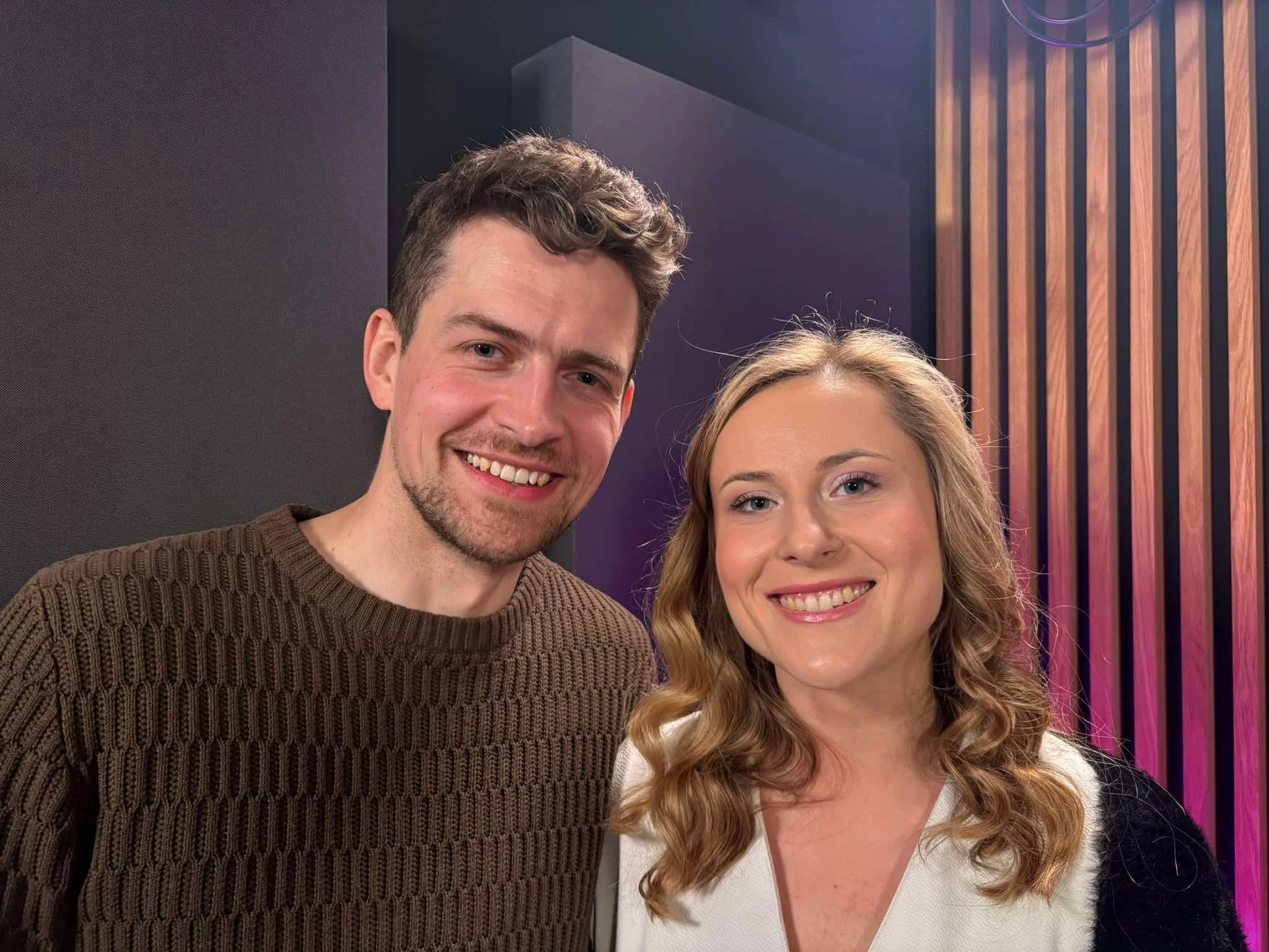 Były jezuita, Krzysztof Dzieńkowski i jego narzeczona, Klaudia Domańska