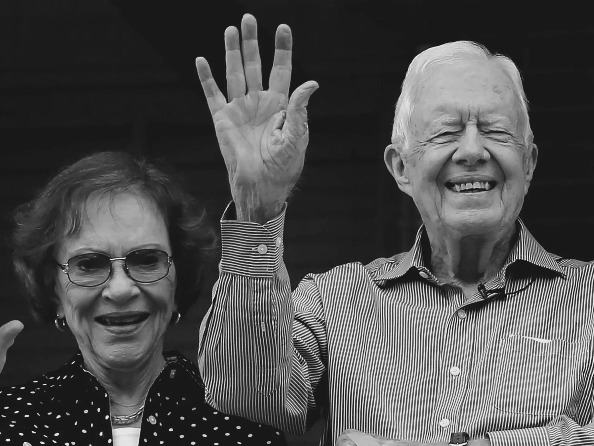 Jimmy Carter i jego żona Rosalynn