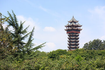Jiutian tower, Chengdu, Chiny