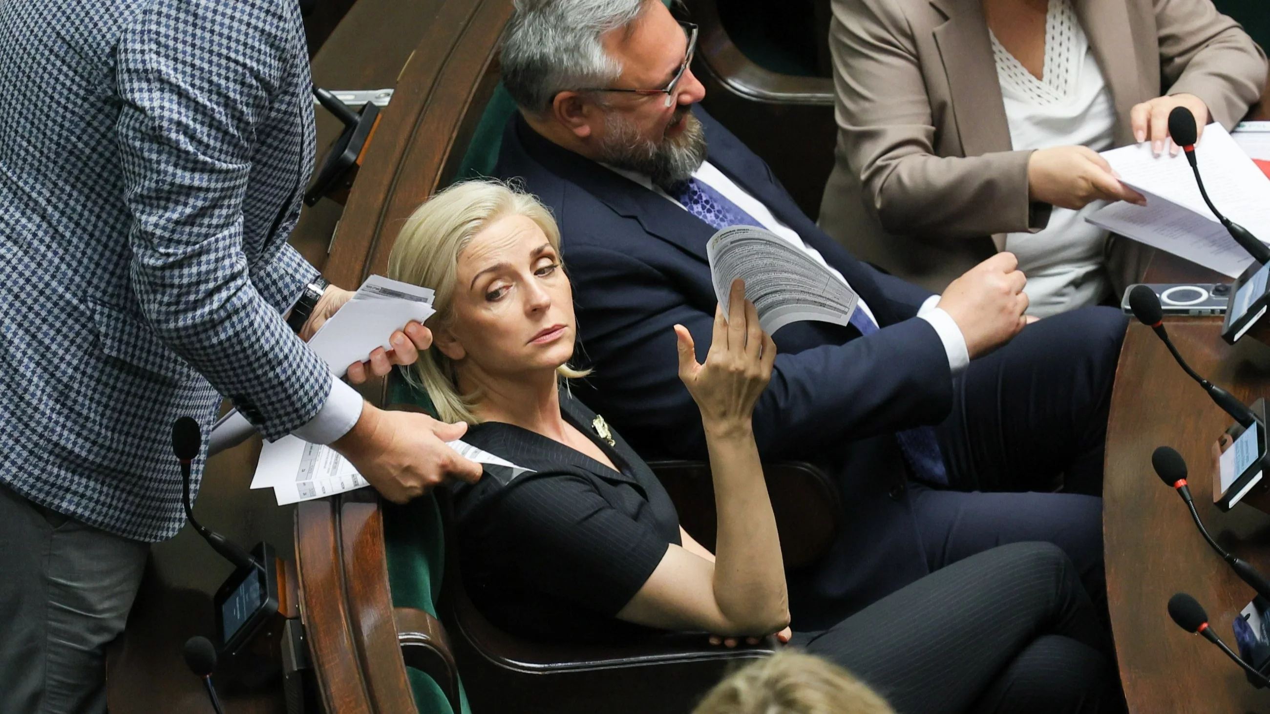 Joanna Mucha w Sejmie