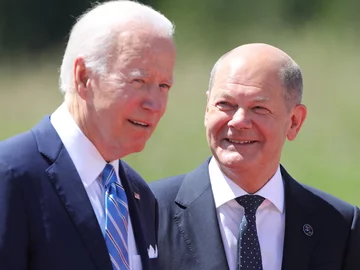 Joe Biden i Olaf Scholz