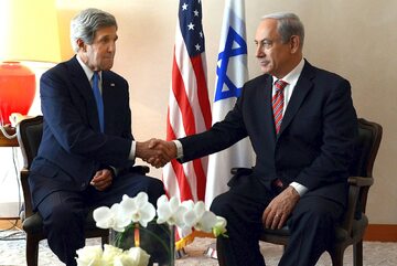 John Kerry i Benjamin Netanjahu