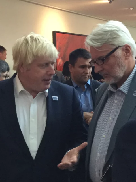 Boris Johnson i Witold Waszczykowski