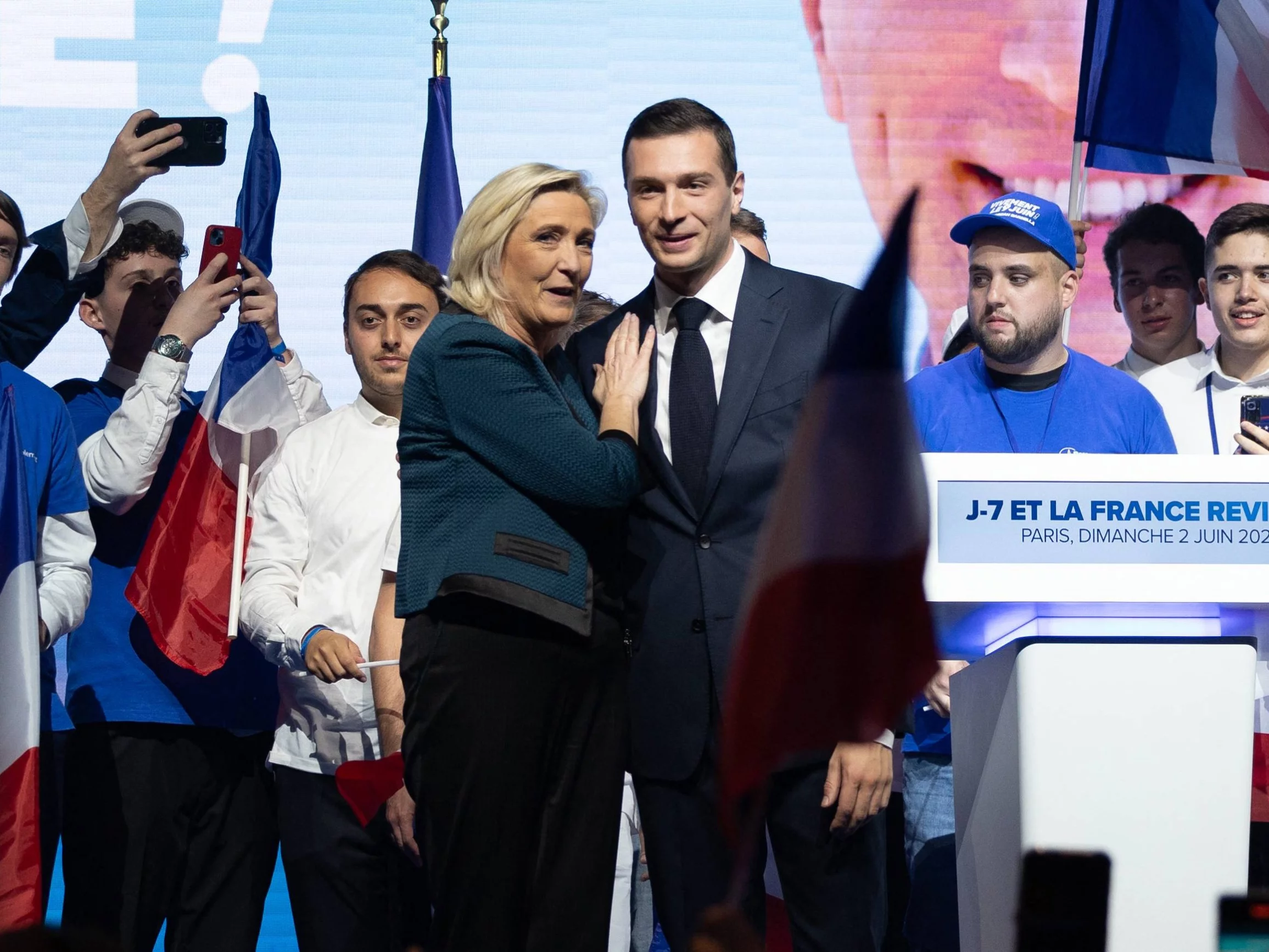 Marine Le Pen i Jordan Bardella