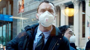 Jude Law w filmie „Contagion – Epidemia strachu” (2011)