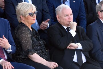 Julia Przyłębska i Jarosław Kaczyński