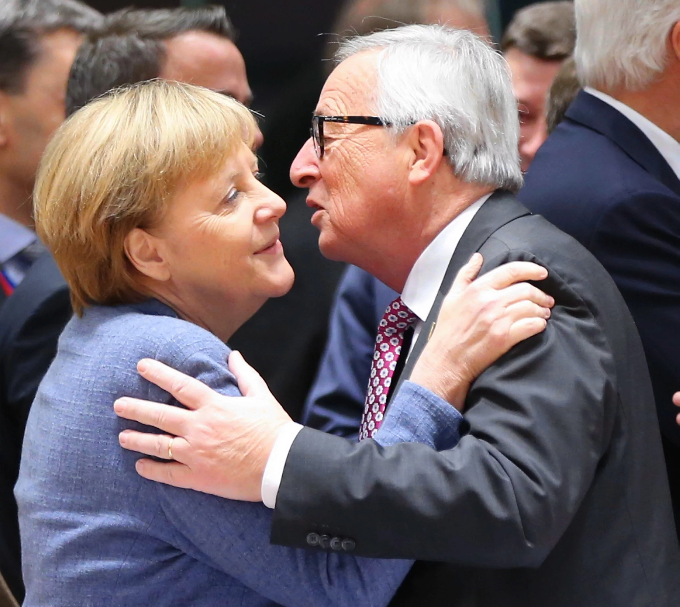 Angela Merkerl i Jean-Claude Juncker