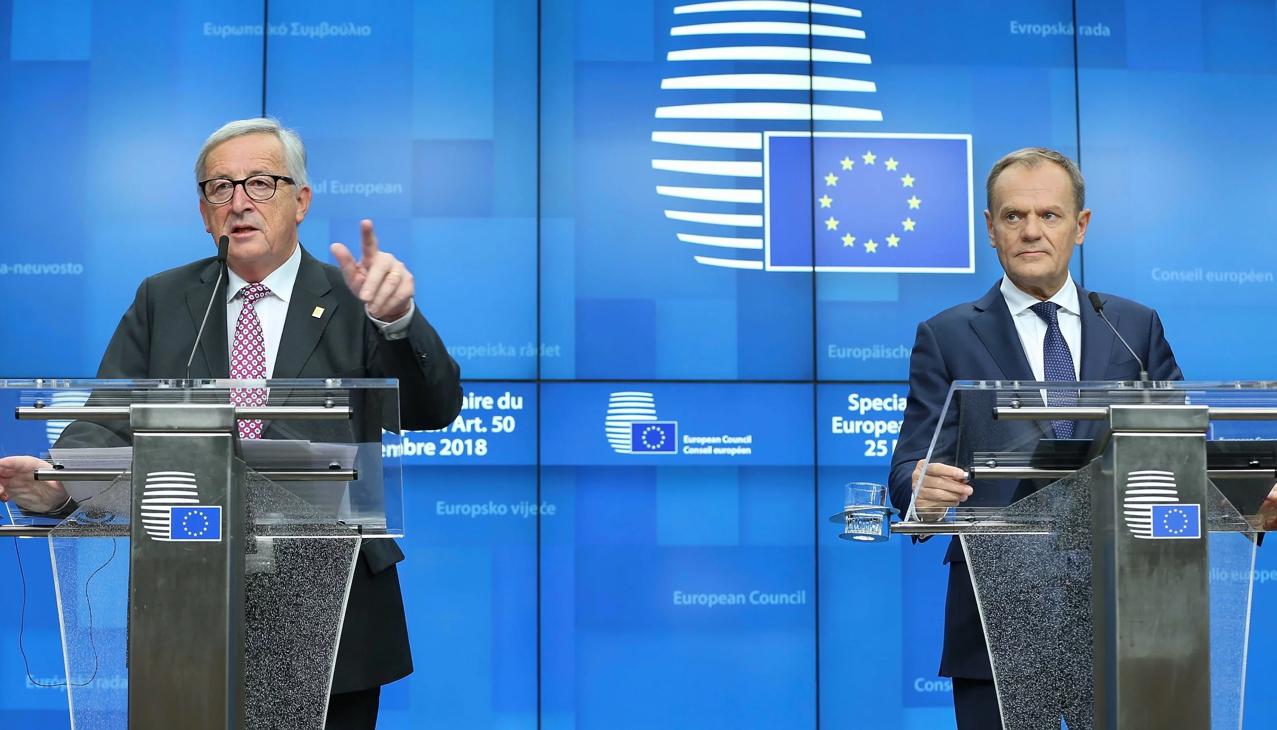 Jean-Claude Juncker i Donald Tusk