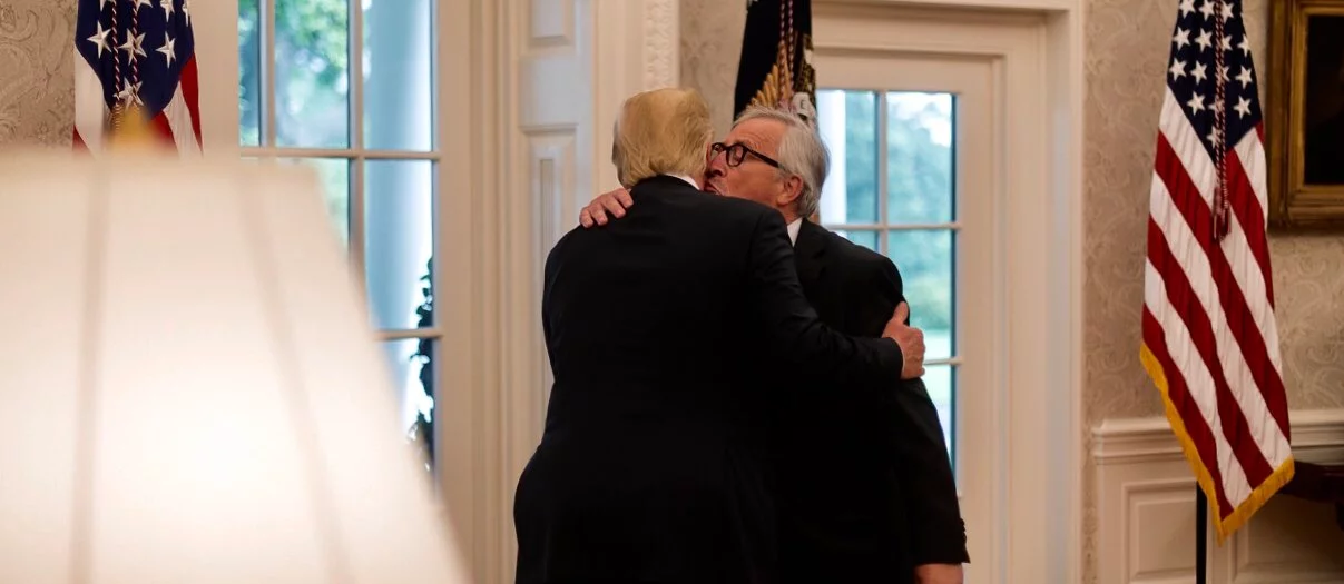 Donald Trump i Jean-Claude Juncker