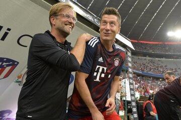 Jurgen Klopp i Robert Lewandowski