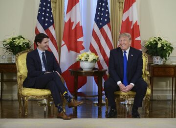 Justin Trudeau i Donald Trump