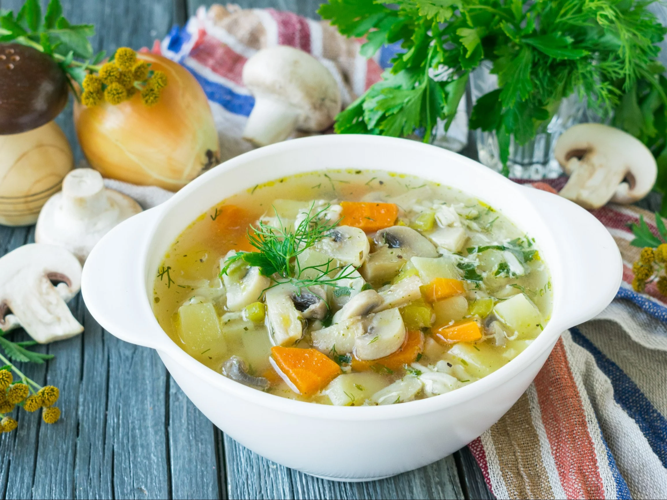 Zupa pieczarkowa