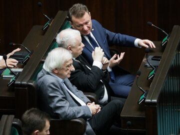 Kaczyński, Błaszczak i Terlecki